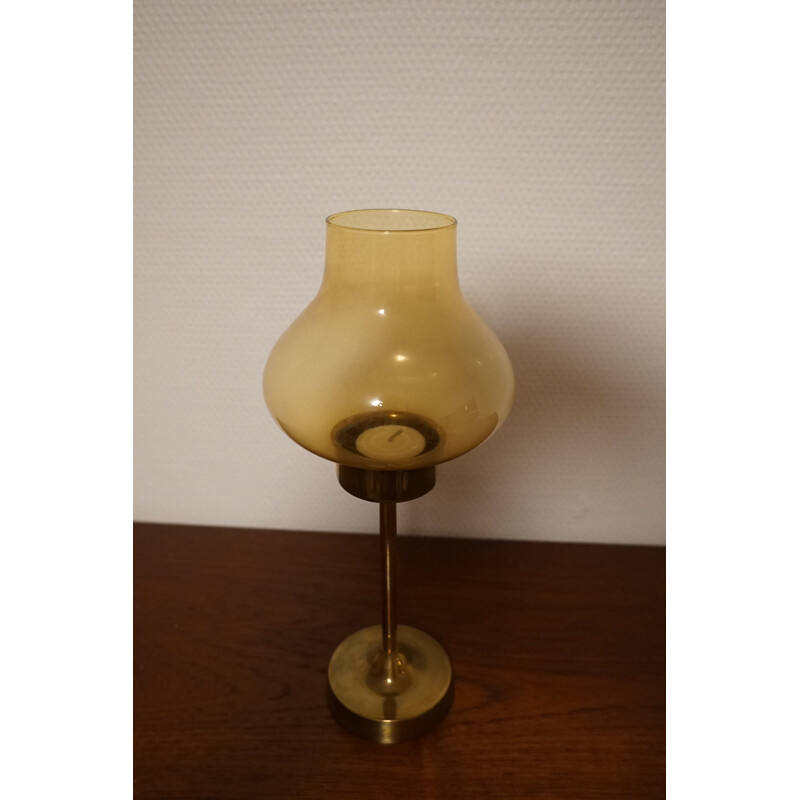 Vintage Brass candleholder In Hans Agne Jakobsson