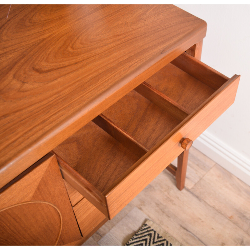 Vintage Sideboard Teak Nathan Circles 1960s