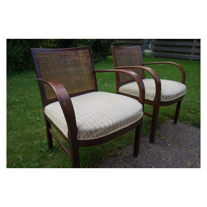 Pair of Vintage armchairs Fritz Hansen