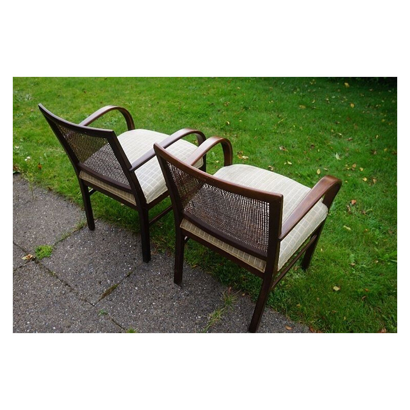 Pair of Vintage armchairs Fritz Hansen