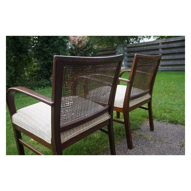 Paire de fauteuils Vintage Fritz Hansen