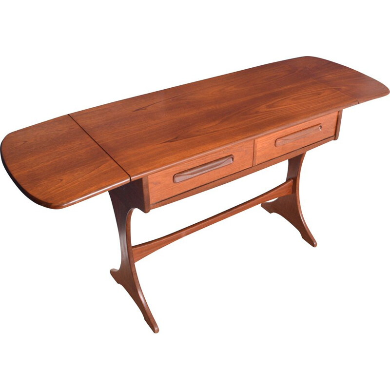 Vintage Teak G Plan Fresco Console Table By Viktor Wilkins 1960s