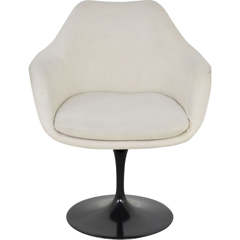 Vintage Armchair for Knoll International Black Eero Saarinen 1960s