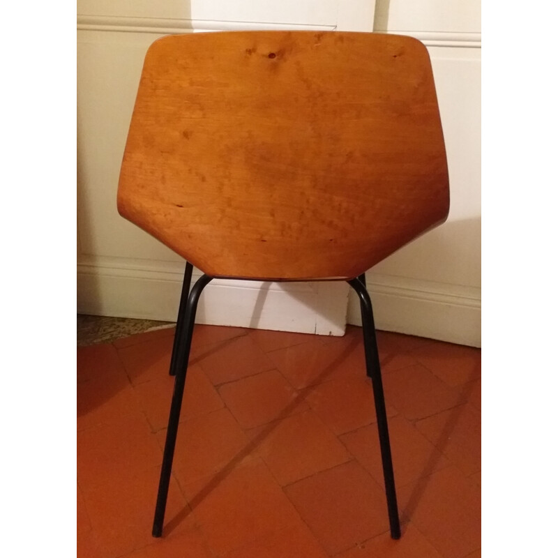 Vintage amsterdam stone chair GUARICHE 1950
