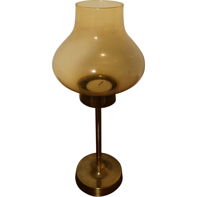 Vintage Brass candleholder In Hans Agne Jakobsson