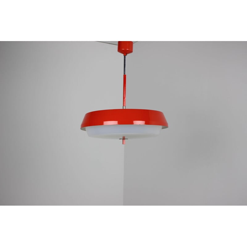 Lampada a sospensione vintage Drupol 1960