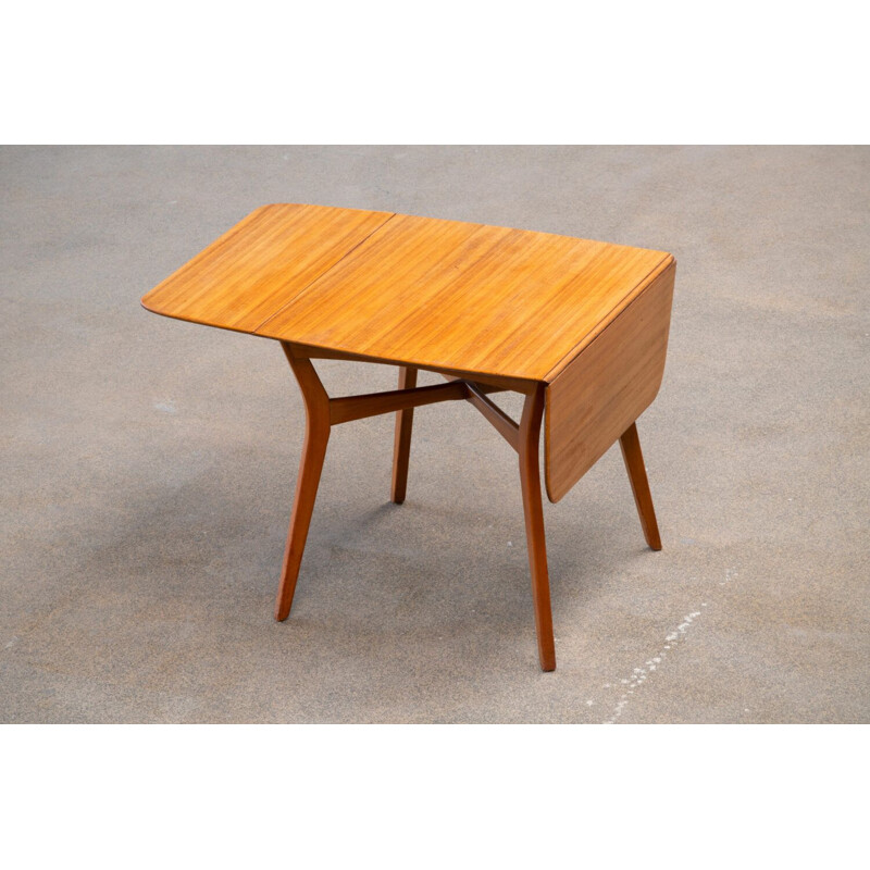 Table vintage Chêne Scandinave 1960