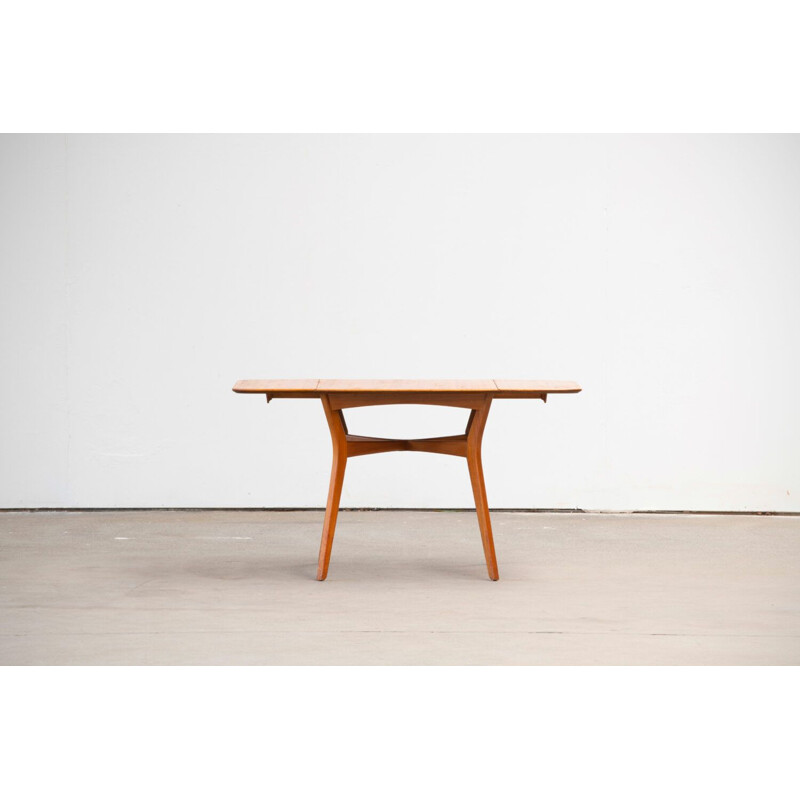 Table vintage Chêne Scandinave 1960