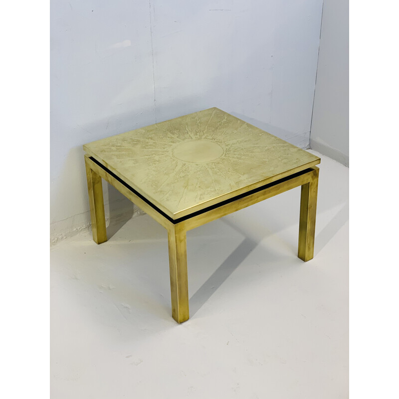 Vintage brass side table