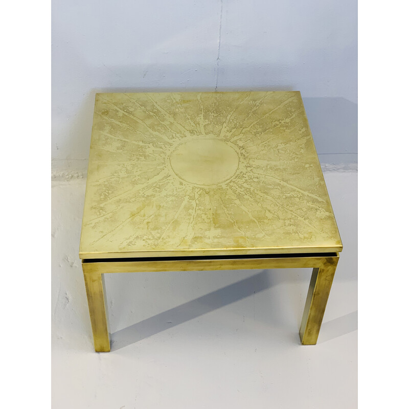 Vintage brass side table