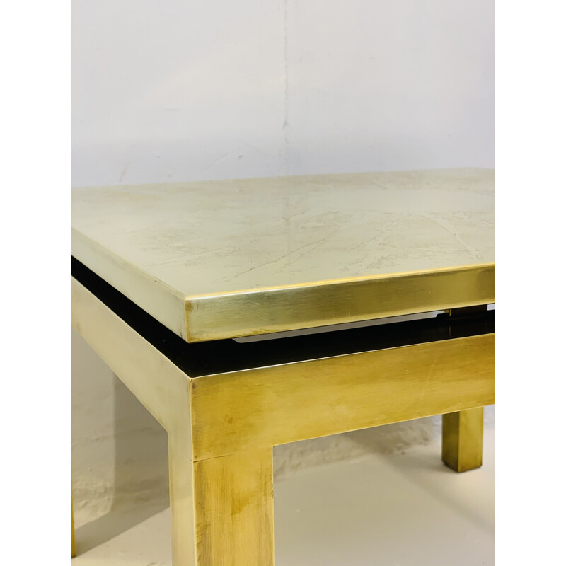 Vintage brass side table