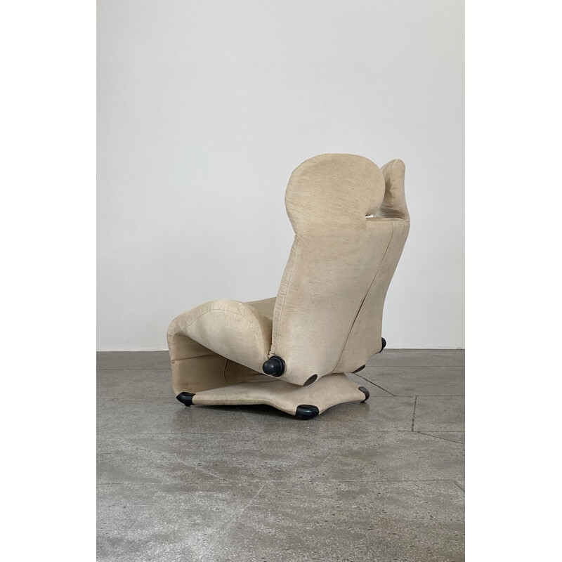 Vintage Lounge Chair Model Wink By Toshiyuki Kita For Cassina 1980s