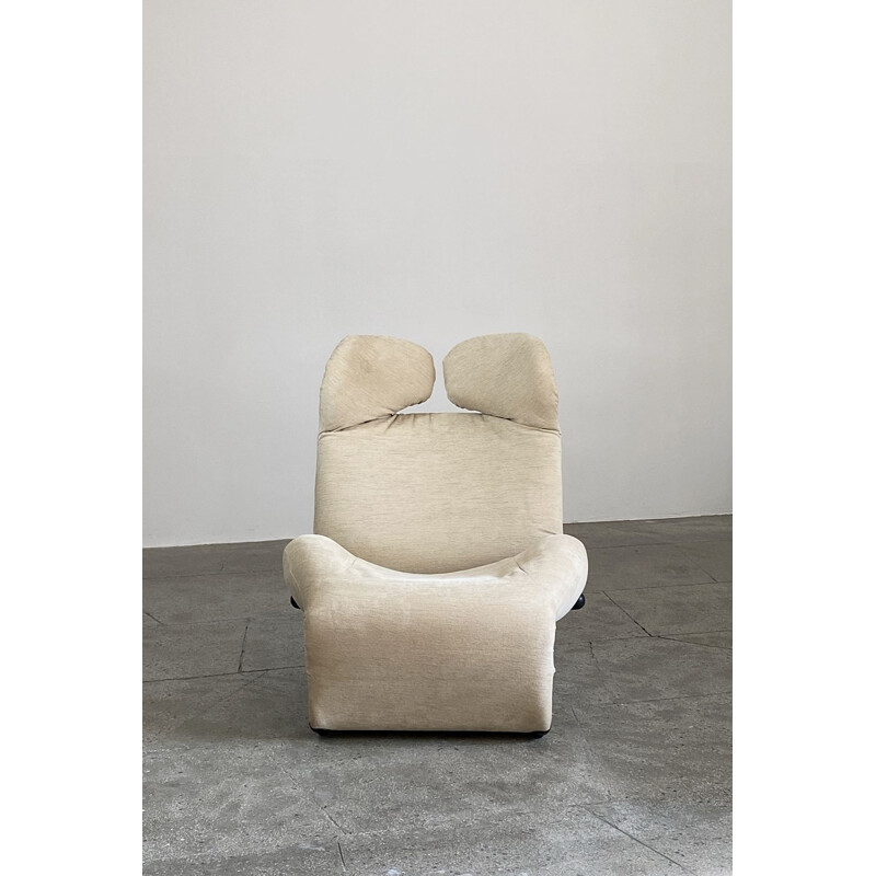 Vintage Lounge Chair Model Wink By Toshiyuki Kita For Cassina 1980s