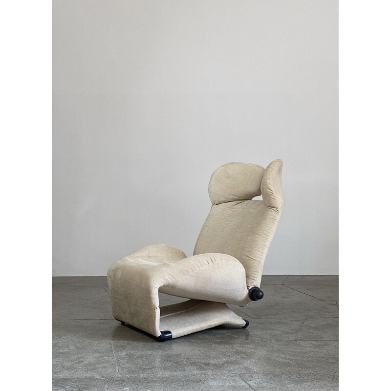 Vintage Lounge Chair Model Wink By Toshiyuki Kita For Cassina 1980s