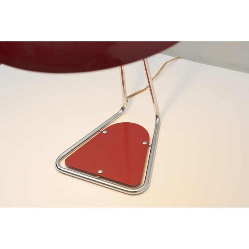 Vintage Red Desk Lamp by Kaiser Idell, Germany 1950s