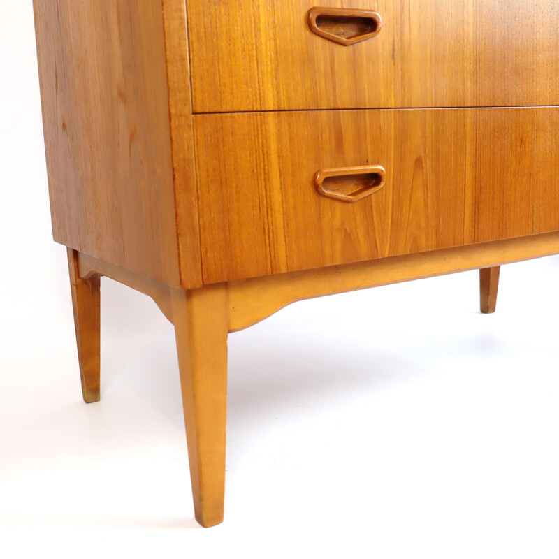 Vintage teak roller secretary, Egon Ostergaard 1960