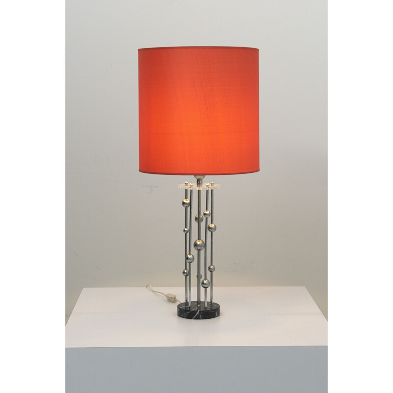 Lampe de table vintage "atomique" 1960