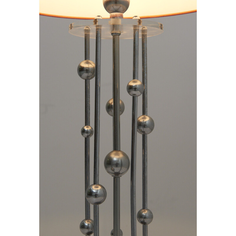 Lámpara de mesa vintage "atómica" 1960