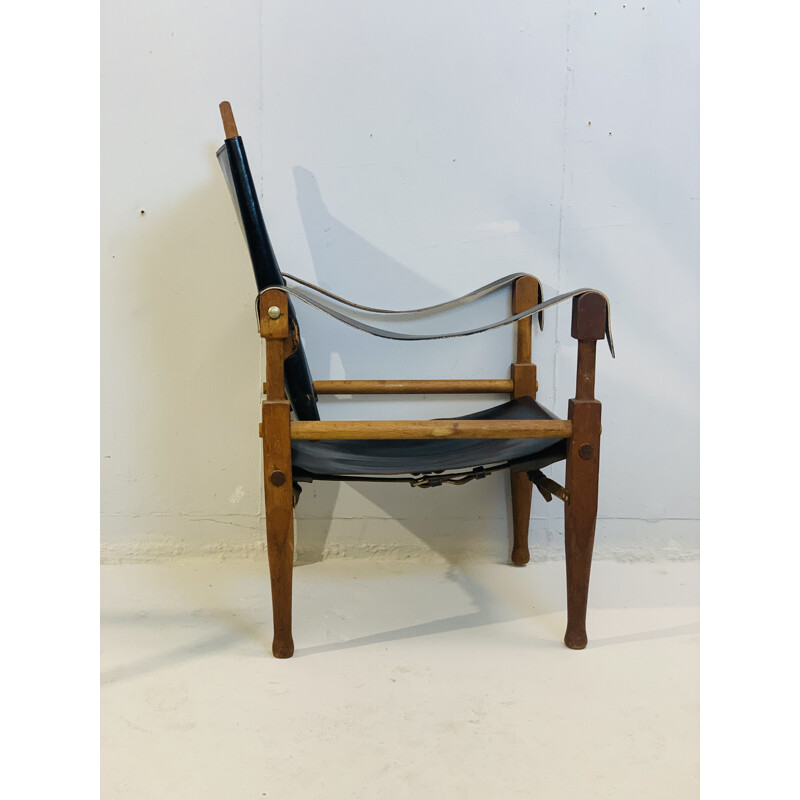 Pair of Kaare Klint Safari Vintage Chairs