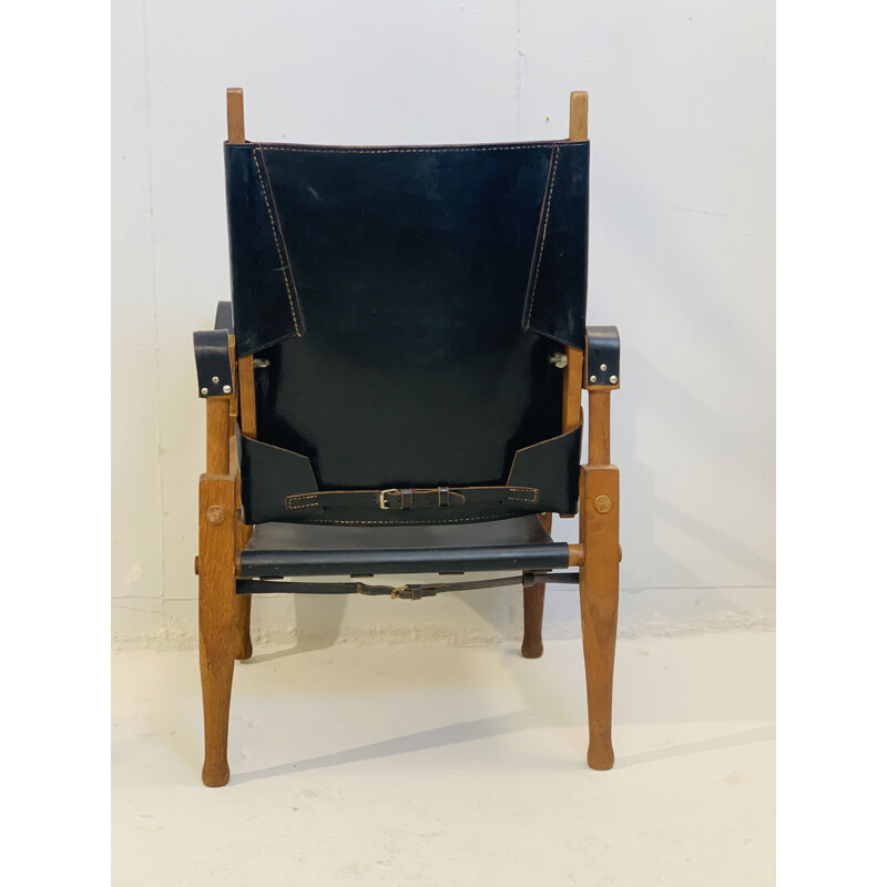 Pair of Kaare Klint Safari Vintage Chairs