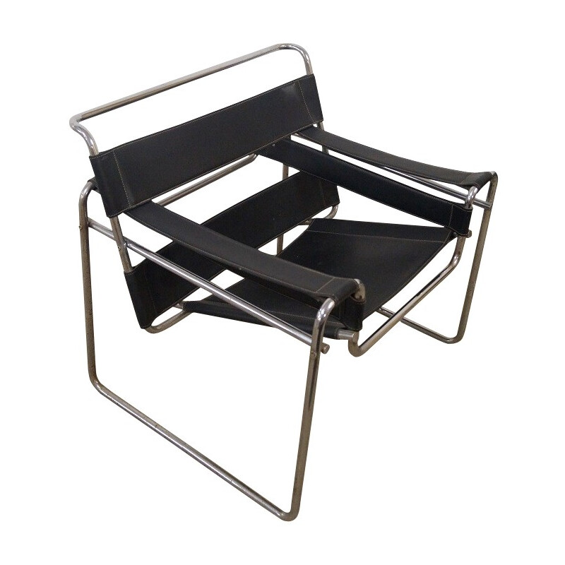 Pair of Armchairs "Wassily" Marcel Breuer - 1970s