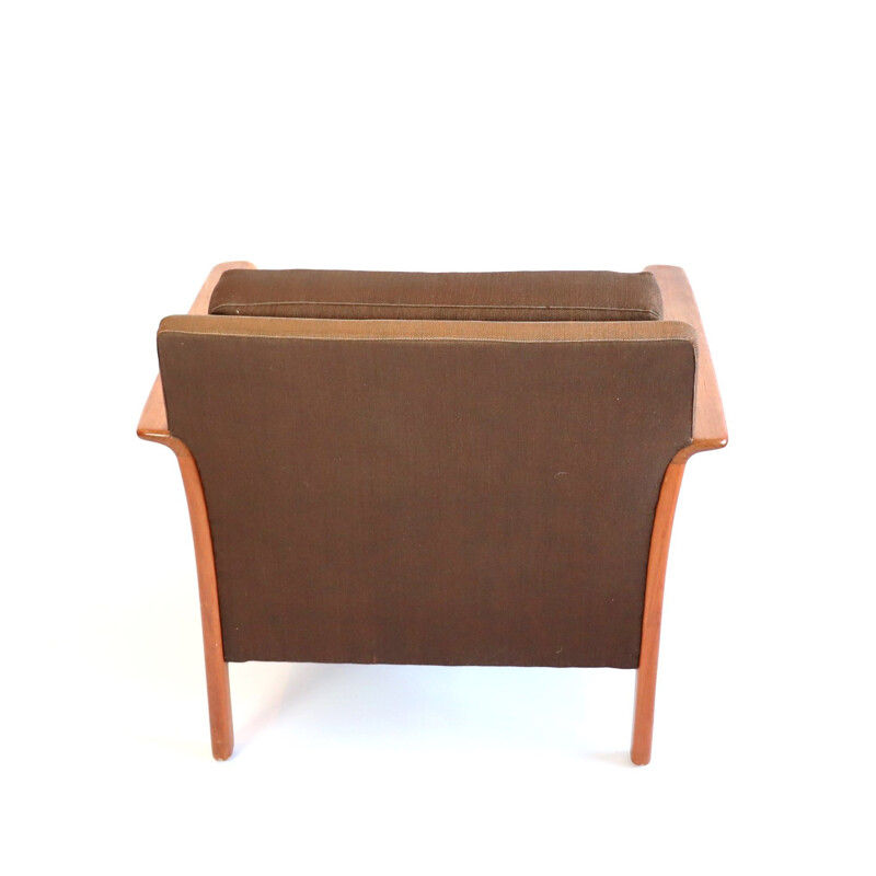 Vintage scandinavian teak armchair 1960