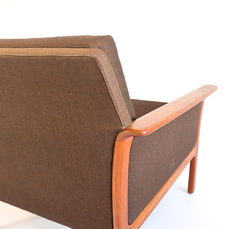 Vintage scandinavian teak armchair 1960