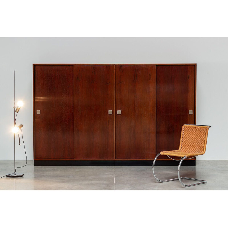 Armoire Vintage moderniste en palissandre  Belform, Alfred Hendrickx 1970