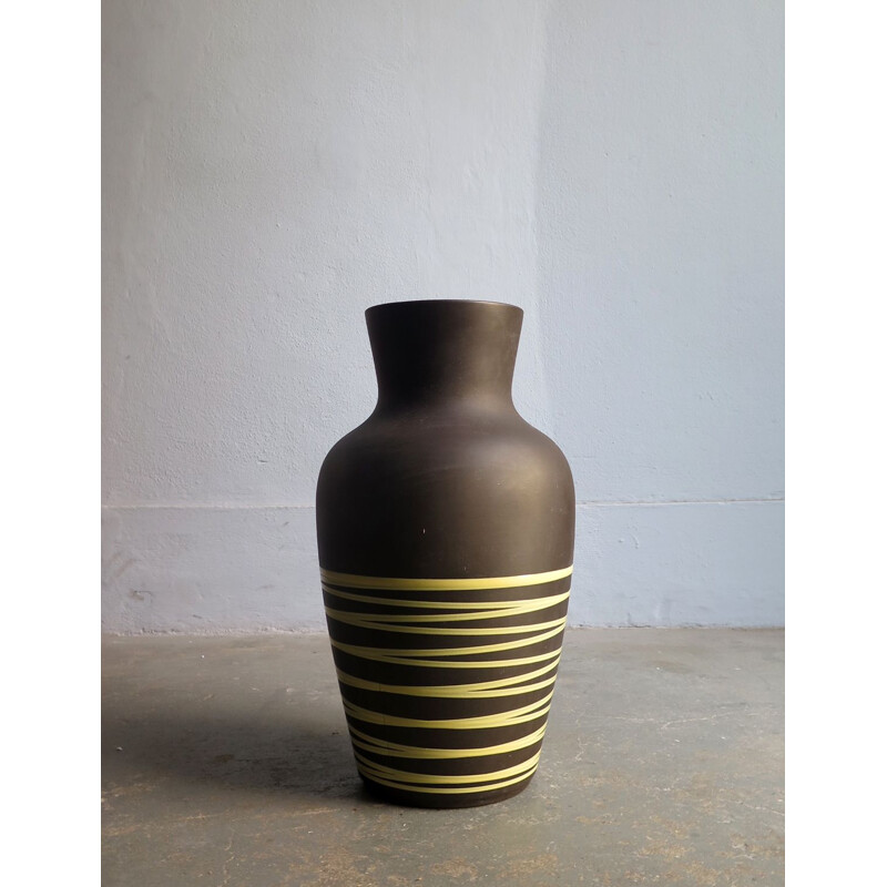 Vintage Floor ceramic vase, 1960