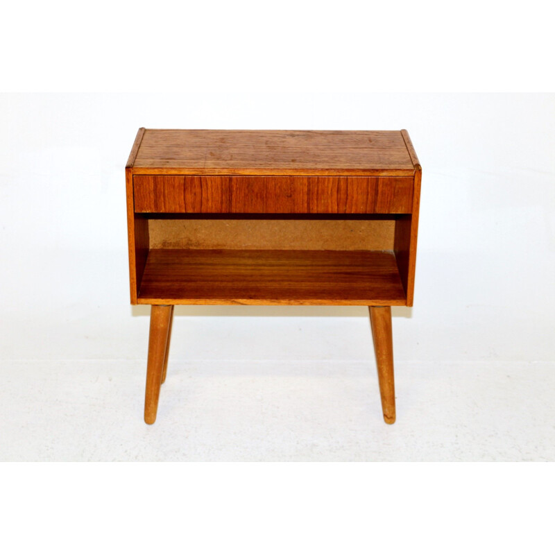 Vintage teak bedside table, Sweden 1960