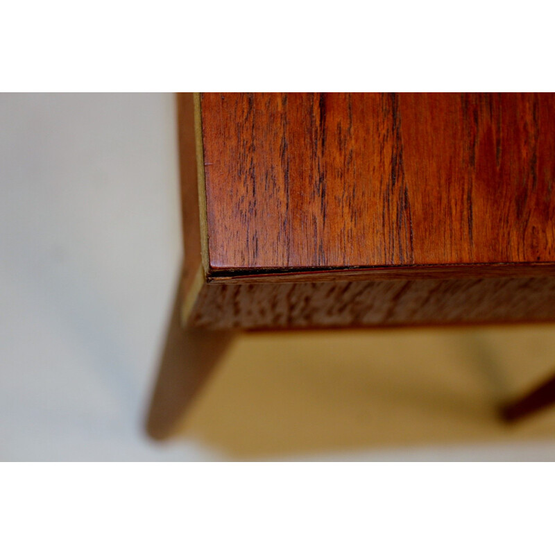 Pair of vintage teak and beech bedside tables, Sweden, 1960