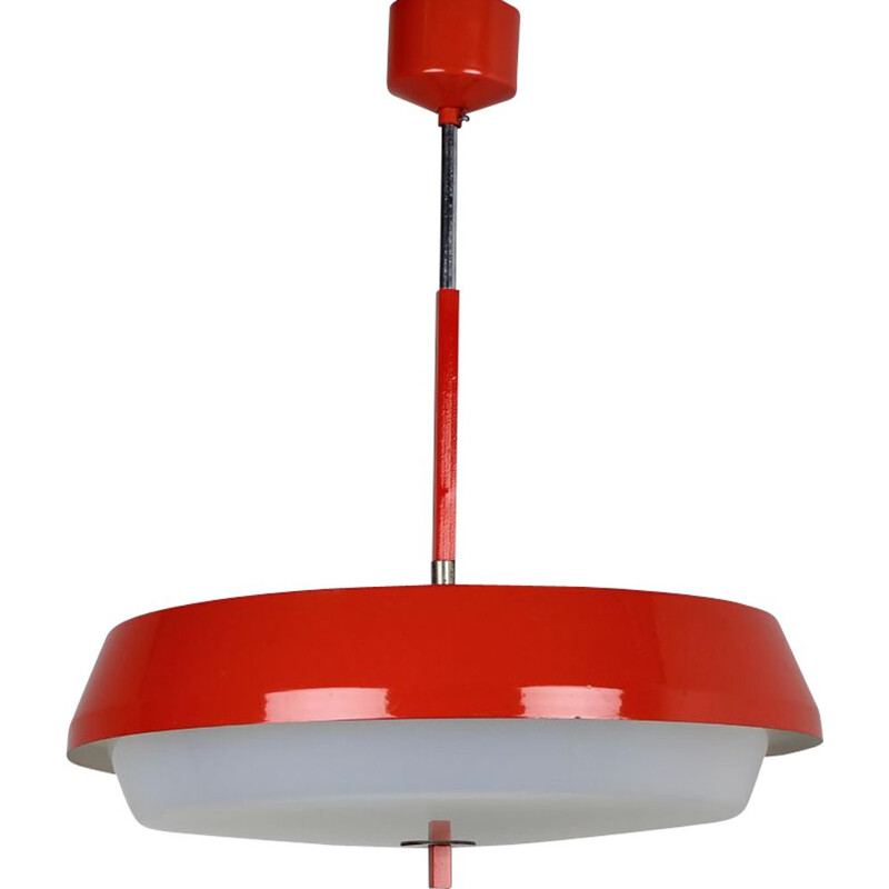 Lampada a sospensione vintage Drupol 1960