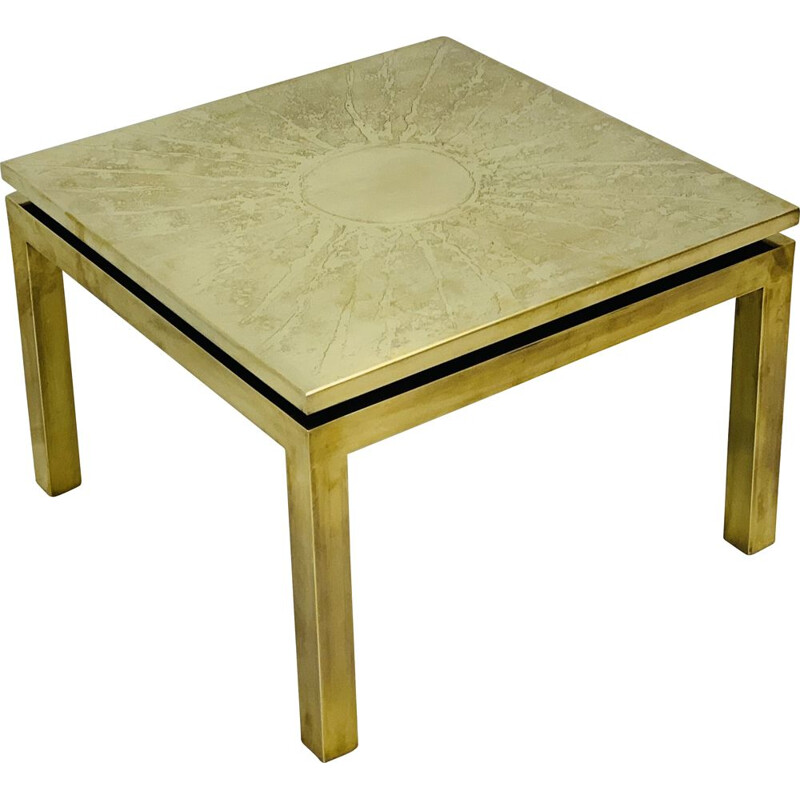 Vintage brass side table