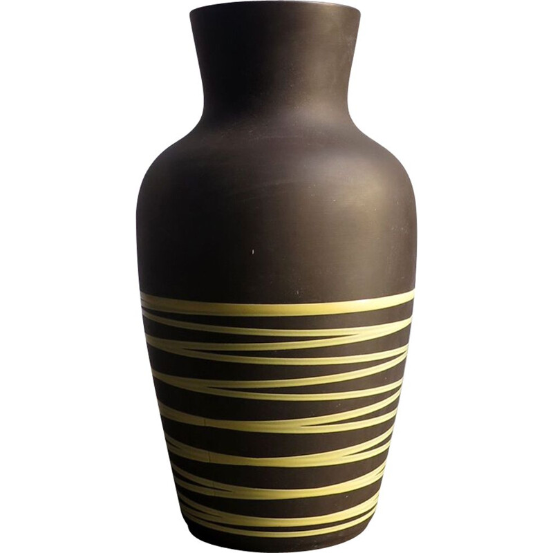 Vintage Floor ceramic vase, 1960