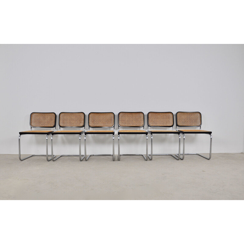 Set 6 vintage Dinning Style Chairs B32 By Marcel Breuer