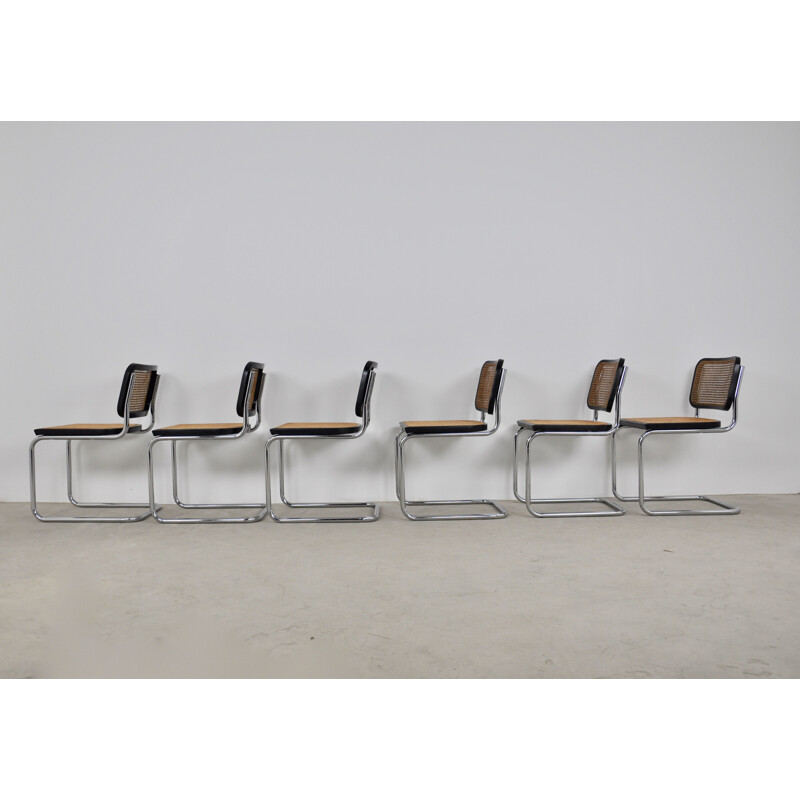 Set 6 vintage Dinning Style Chairs B32 By Marcel Breuer