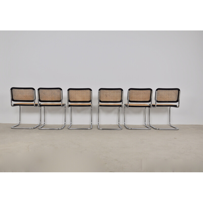 Set 6 vintage Dinning Style Chairs B32 By Marcel Breuer