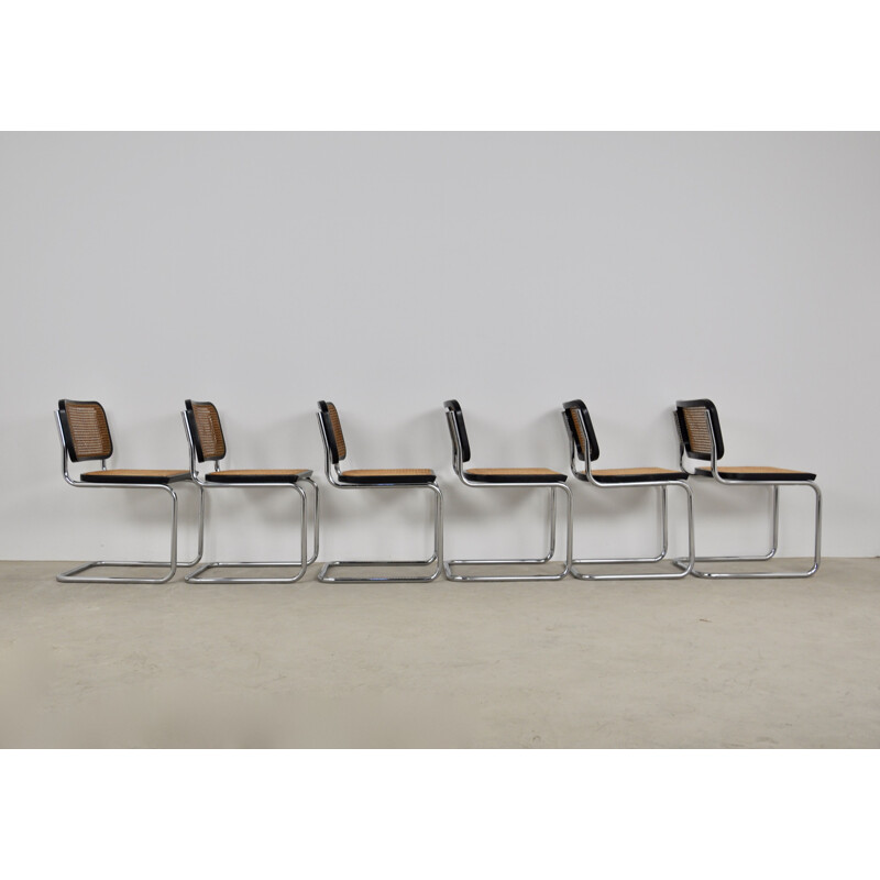 Set 6 vintage Dinning Style Chairs B32 By Marcel Breuer