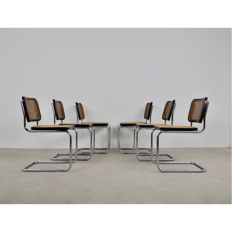 Set 6 vintage Dinning Style Chairs B32 By Marcel Breuer