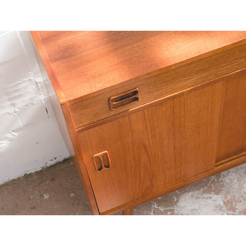 Small sideboard with 1 drawer and 2 sliding doors - 1960s