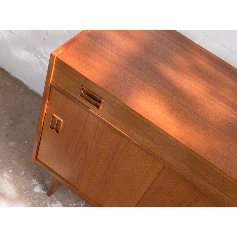 Small sideboard with 1 drawer and 2 sliding doors - 1960s