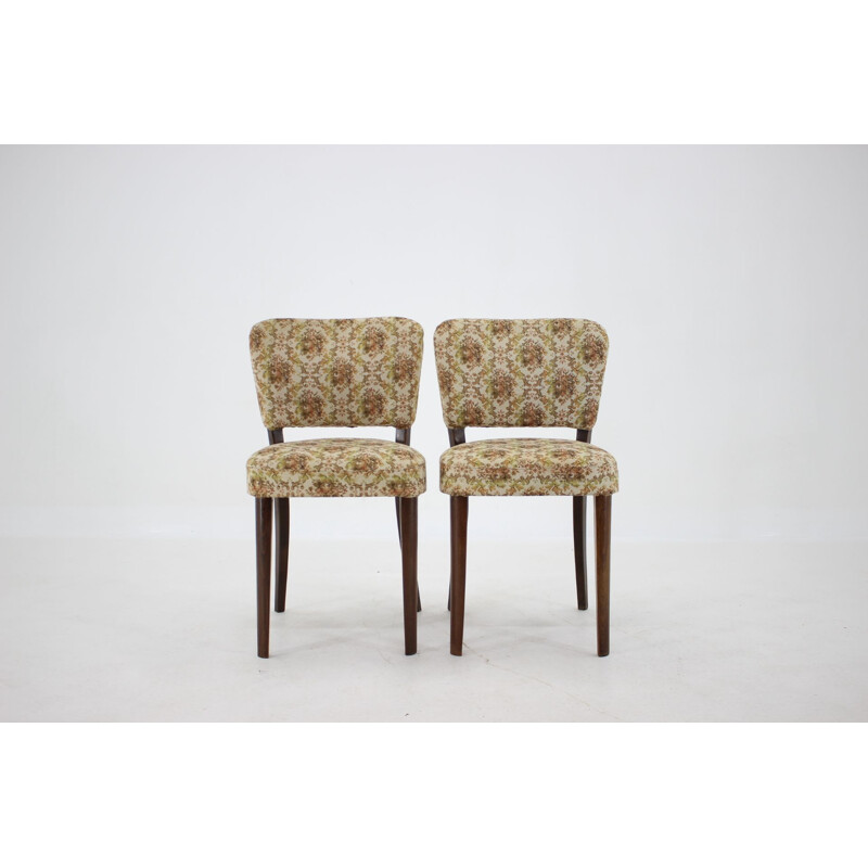 Set of 4 vintage Dining Chairs Czechoslovakia 1950s