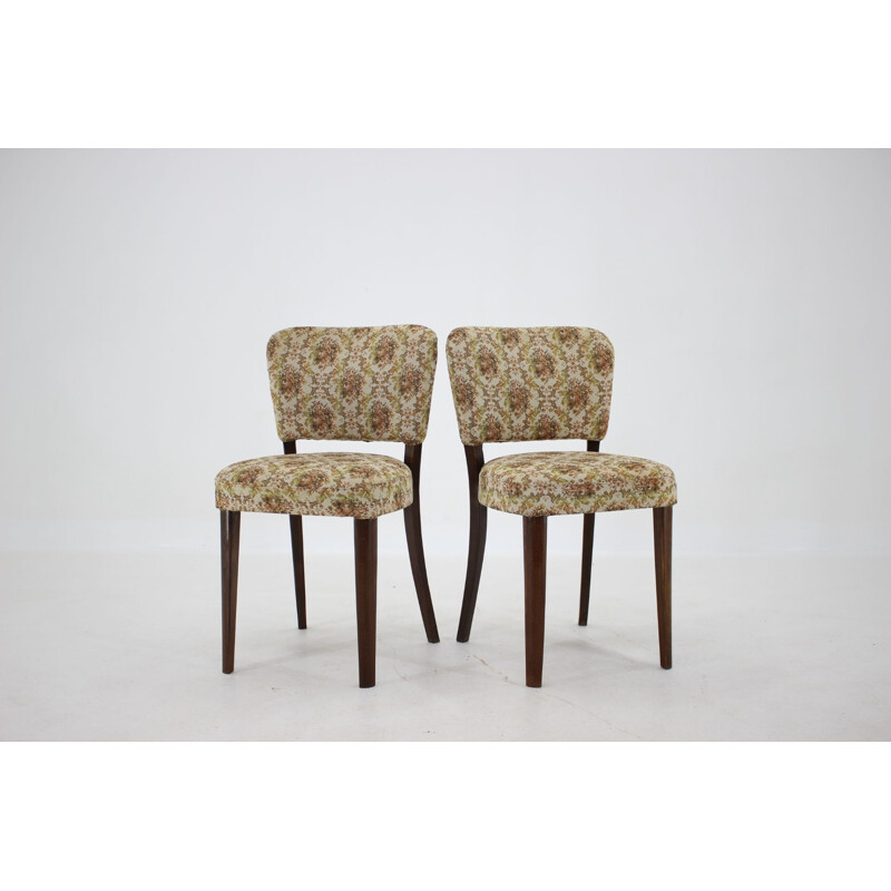 Set of 4 vintage Dining Chairs Czechoslovakia 1950s