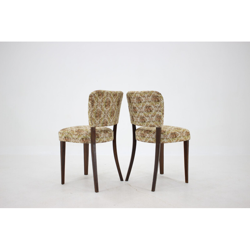 Set of 4 vintage Dining Chairs Czechoslovakia 1950s