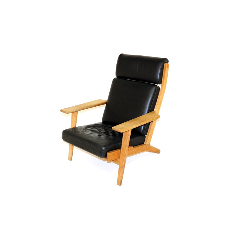 Vintage GE-290H eiken fauteuil Hans J. Wegner Getama, 1960