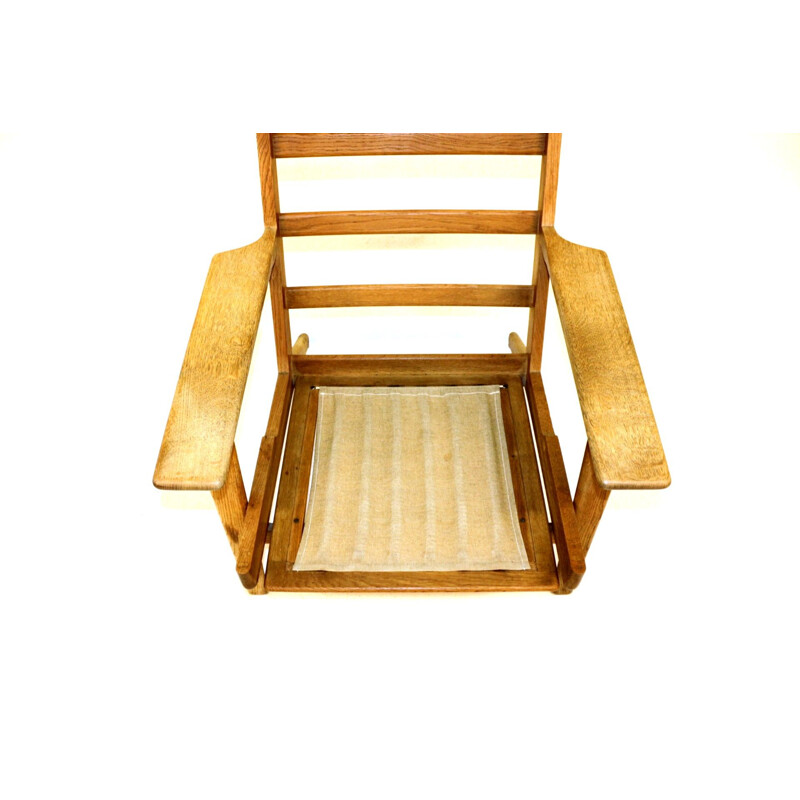 Vintage oak armchair GE-290H Hans J.Wegner Getama, 1960