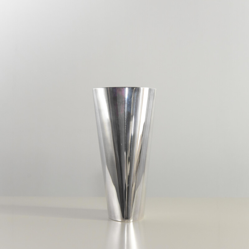 Vintage vase in sterling silver Verner Panton 1300