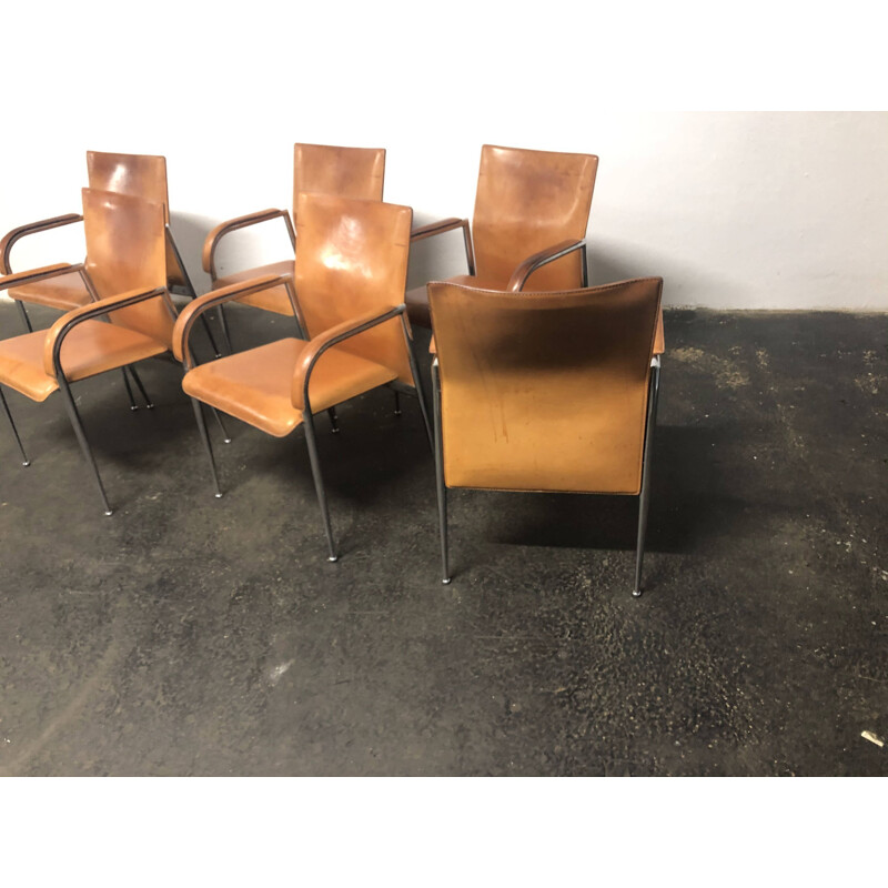 Set of 6 vintage chairs Fasem