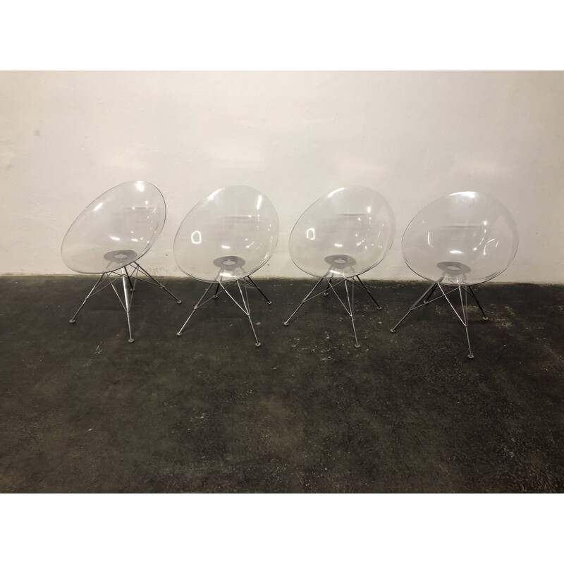 Set of 4 vintage chairs Eros