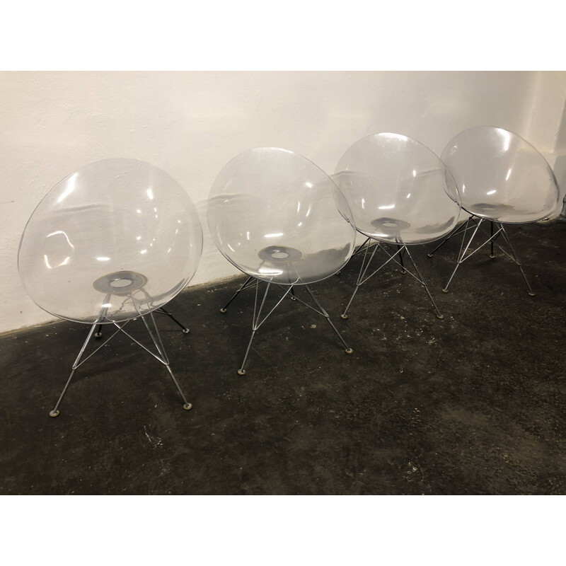 Set of 4 vintage chairs Eros